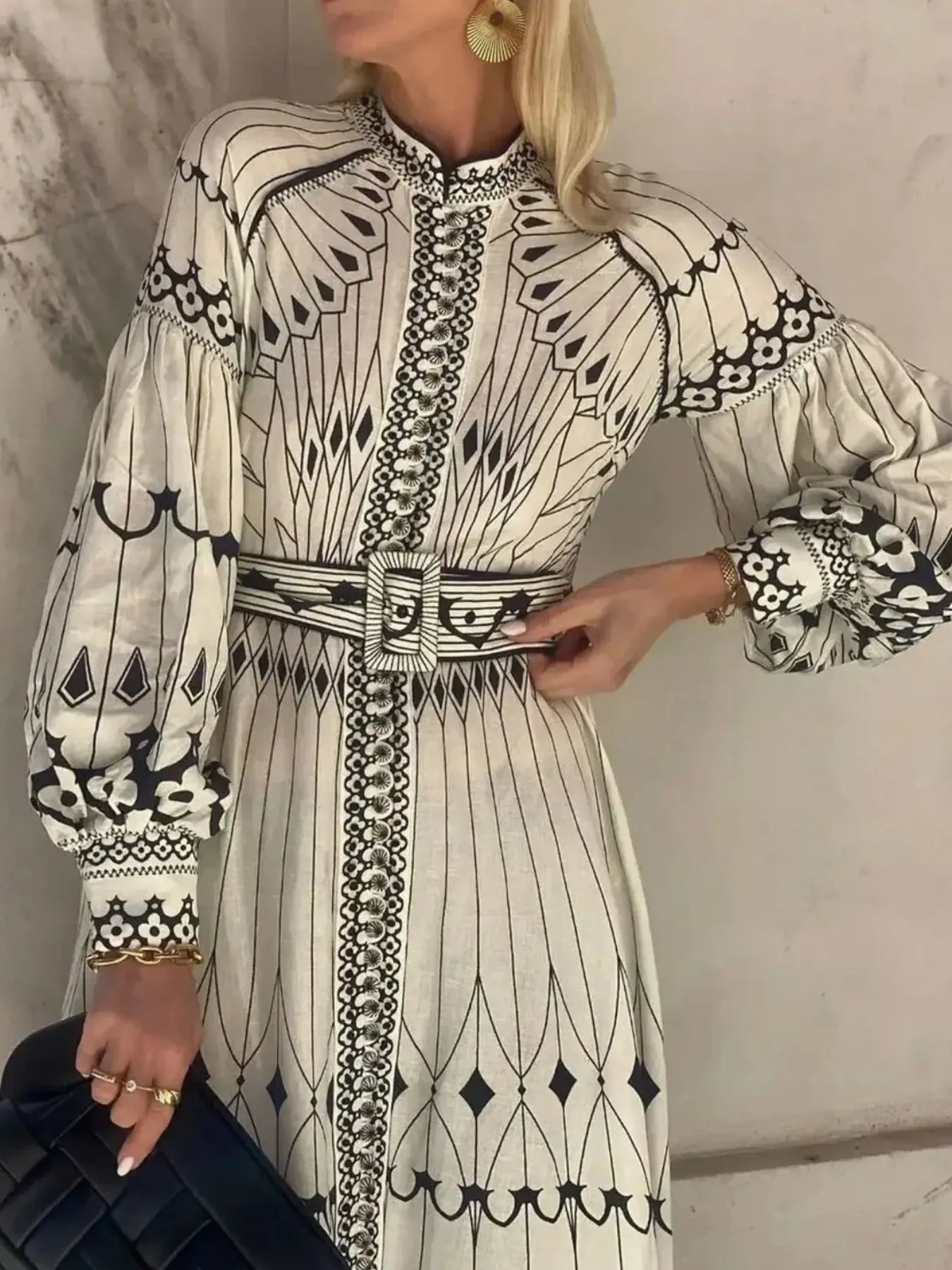 long sleeve shirt dress with belt Suncatcher Belted Button-Front Maxi Shirt Dress alist100