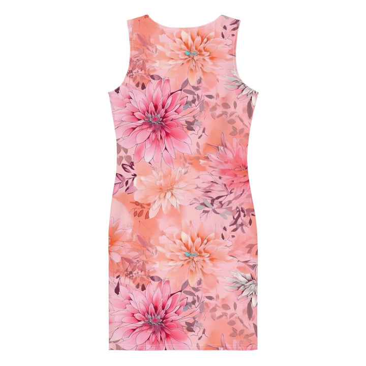 [Floral Bloom] Pink Love Short Dress Dress The Hyper Culture