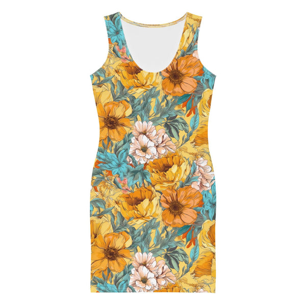 [Floral Bloom] Bright Summer Short Dress Dress The Hyper Culture