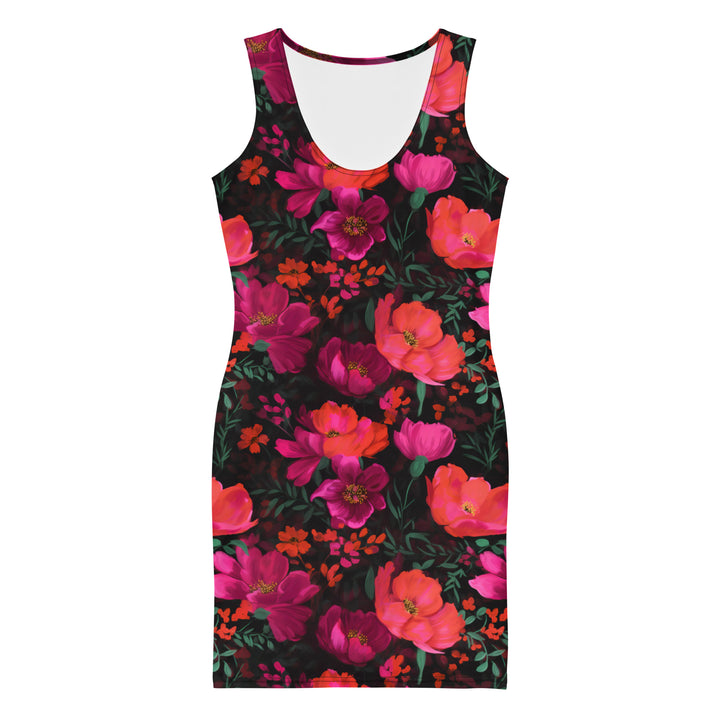 [Floral Bloom] Night Flora Short Dress Dress The Hyper Culture