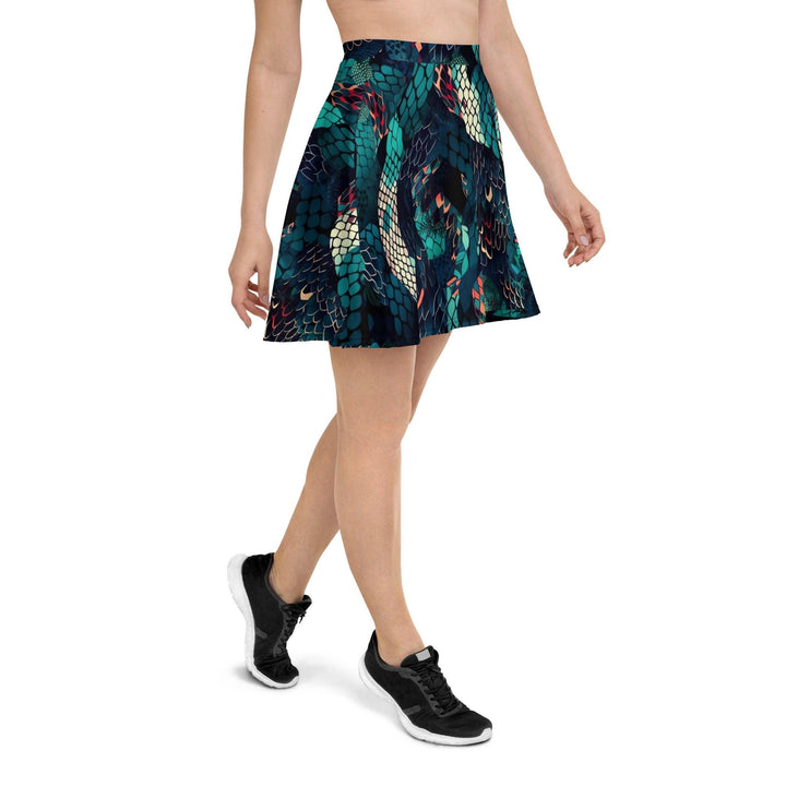 [Wild Side] Sleek n Scale Skater Skirt Skirt The Hyper Culture