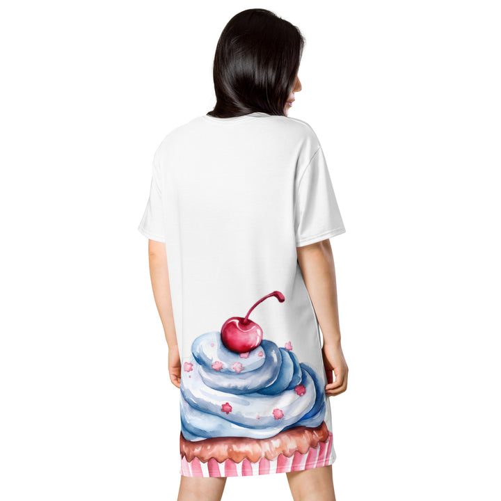 [Suga Rush] Cherry on Top T-shirt dress Dress The Hyper Culture
