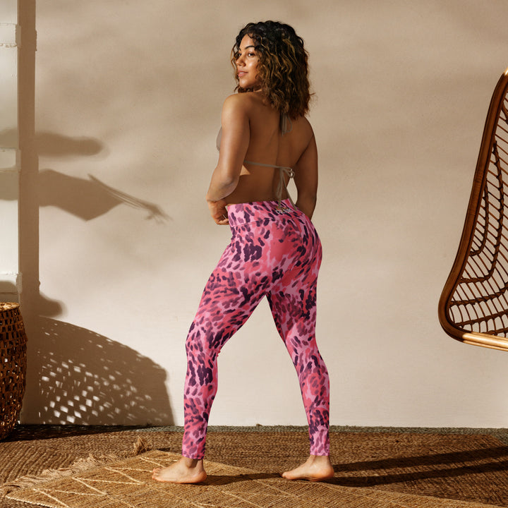 [Wild Side] Pinkie Spots Yoga Leggings Leggings The Hyper Culture