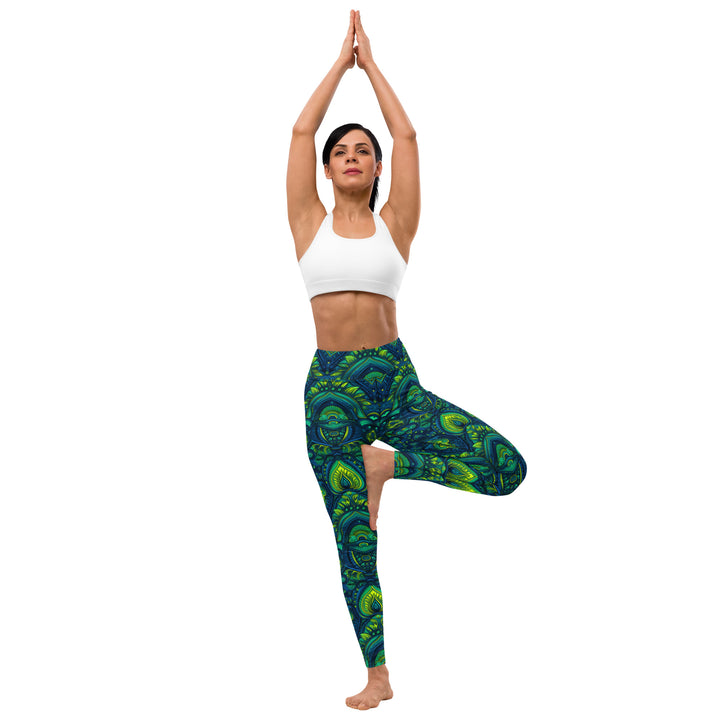 [Luxe Chic] Aqua Nouveau Yoga Leggings Leggings The Hyper Culture