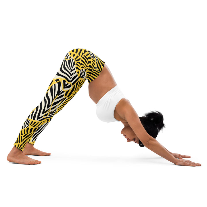 [Wild Side] Zebralicious Yoga Leggings Leggings The Hyper Culture