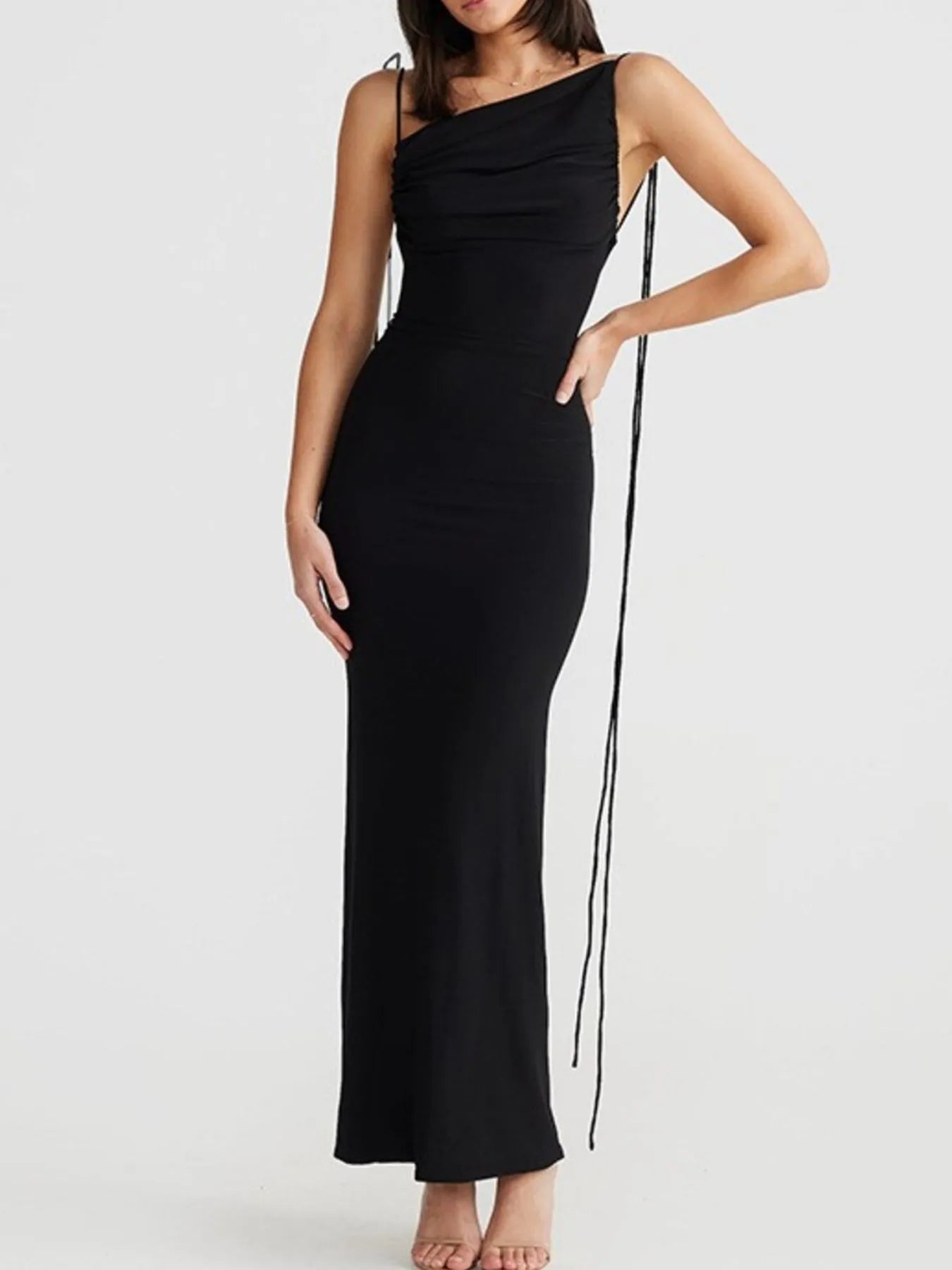 Backless Slit Sleeveless Bodycon Maxi Dress – The Hyper Culture