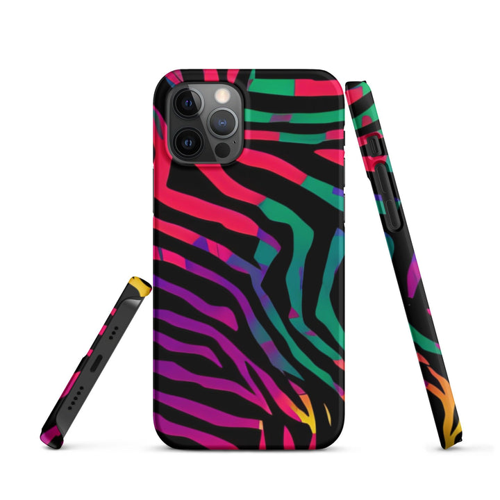 [Wild Side] Neon Zebra Snap case for iPhone® Iphone Case The Hyper Culture