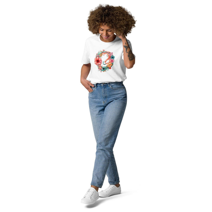 [Floral Bloom] Abundance Unisex organic cotton t-shirt T-shirt The Hyper Culture