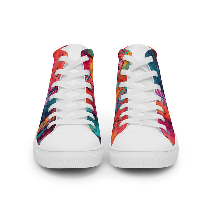 [Gypsy Soul] Free Feather Women’s high top canvas shoes Shoes The Hyper Culture