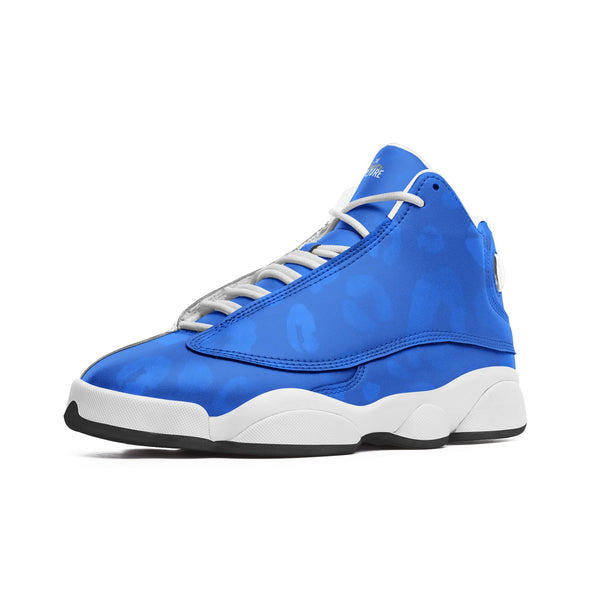 [Wild Side] Cerulean Spots Unisex High Top Sneakers