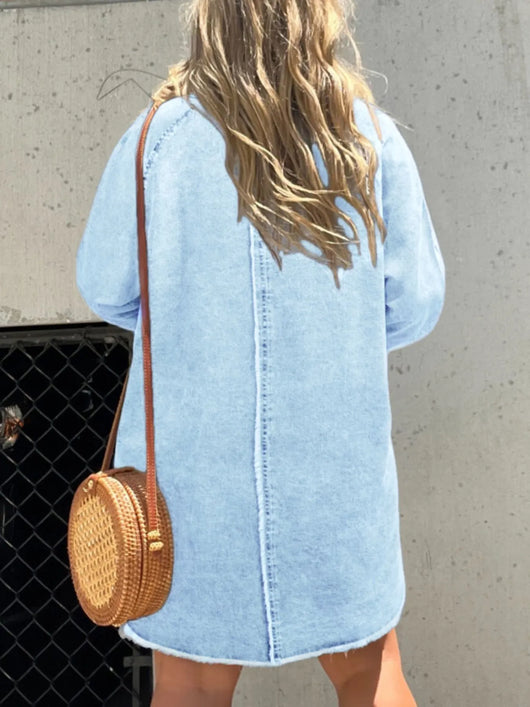 plus size oversized denim shirt dress Yours Women's Plus Size Mid Blue Denim Shirt Dress Size 10
