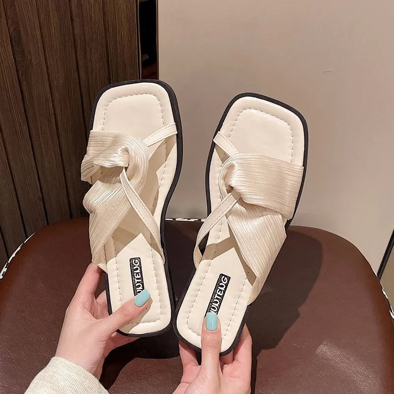 Open Toe Flats Sandals