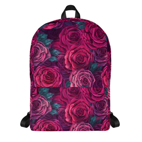 [Floral Bloom] Rose Backpack Backpack The Hyper Culture