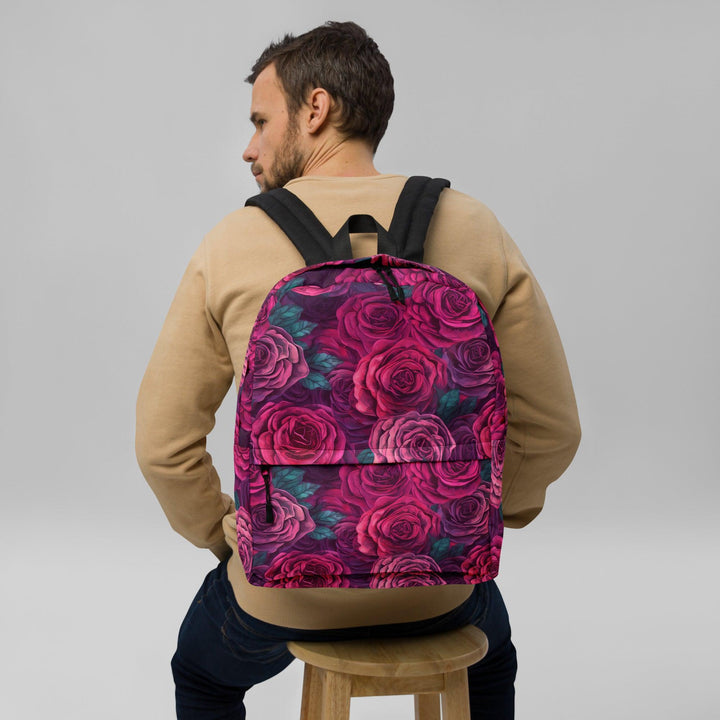 [Floral Bloom] Rose Backpack Backpack The Hyper Culture