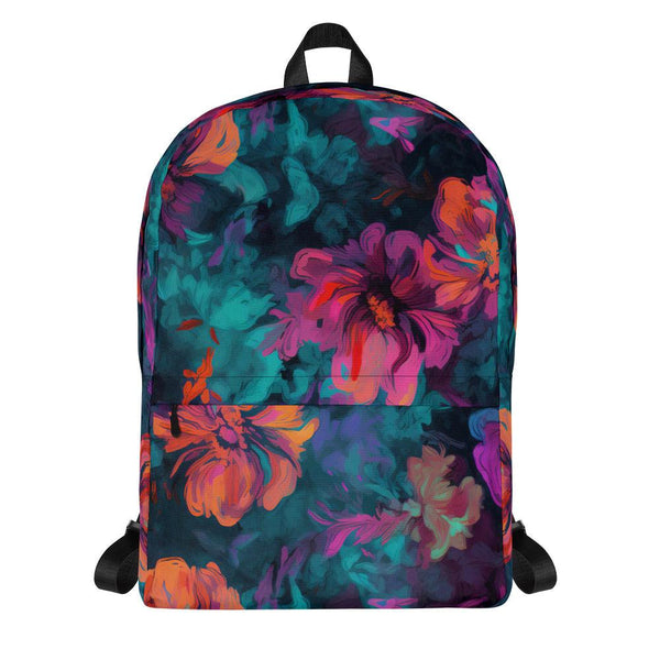 [Floral Bloom] Neon Bloom Backpack Backpack The Hyper Culture