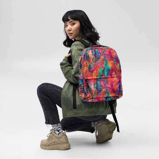 [Gypsy Soul] Free Feather Backpack Backpack The Hyper Culture