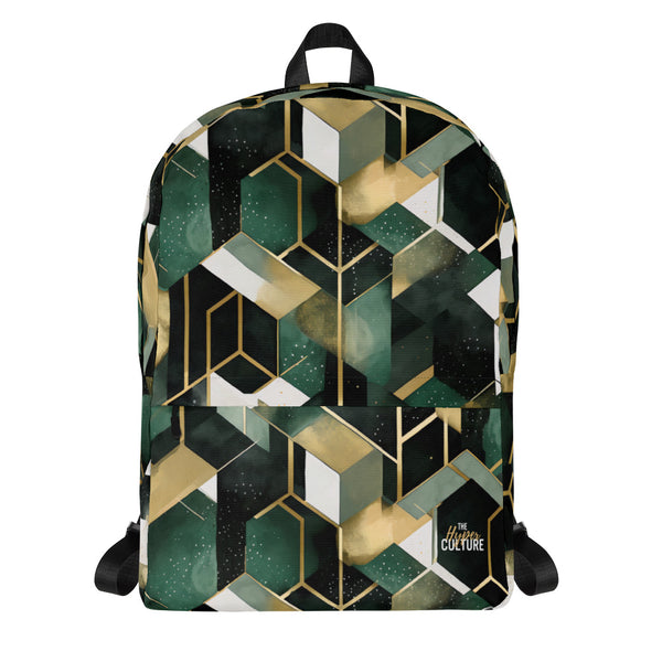 [GeoModa] Emerald Gaze Backpack