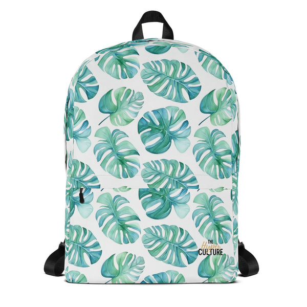 [Floral Bloom] Palm Oasis Backpack