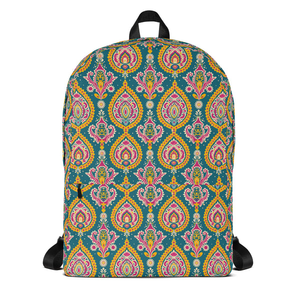 [Gypsy Soul] Teal Baroque Backpack