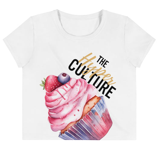 [Suga Rush] Cherry on Top Crop Tee T-shirt The Hyper Culture
