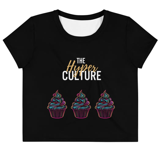 [Suga Rush] 3 Cupcakes Crop Tee T-shirt The Hyper Culture