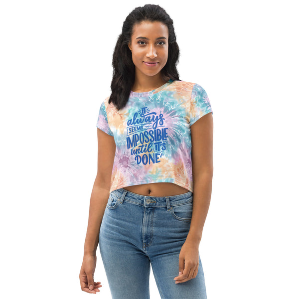 [Gypsy Soul] Sorbet Splash Crop Tee