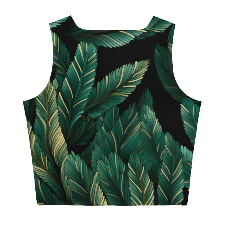 [Floral Bloom] Forest Greenie Crop Top T-shirt The Hyper Culture