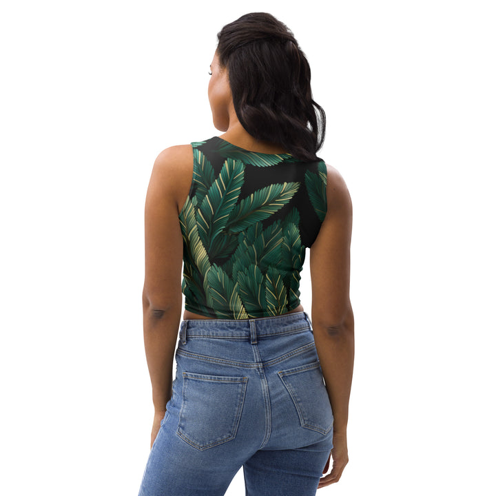 [Floral Bloom] Forest Greenie Crop Top T-shirt The Hyper Culture