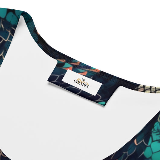 [Wild Side] Slick n Scale Crop Top T-shirt The Hyper Culture
