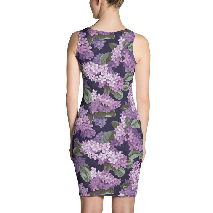 [Floral Bloom] Lavender Short Dress Dress The Hyper Culture