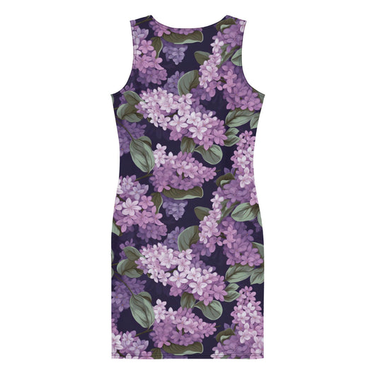 [Floral Bloom] Lavender Short Dress Dress The Hyper Culture