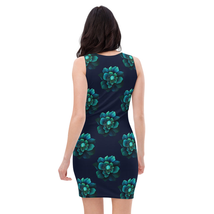 [Floral Bloom] Neon Flora Short Dress Dress The Hyper Culture