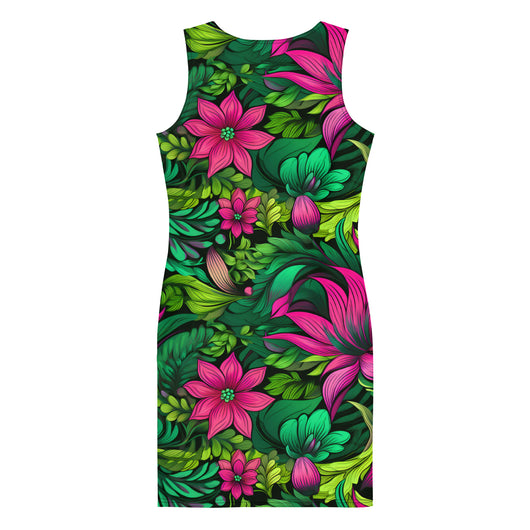 [Floral Bloom] Wild Flora Short Dress Dress The Hyper Culture