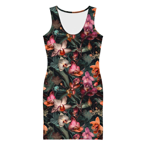 [Floral Bloom] Orchid Short Dress Dress The Hyper Culture