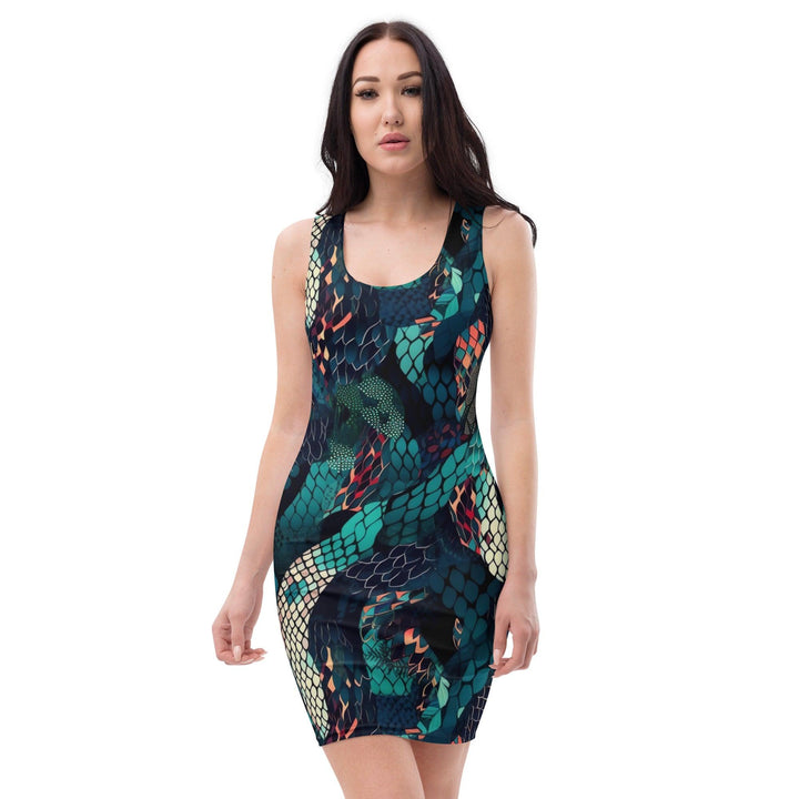 [Wild Side] Sleek n Scale Short Dress Dress The Hyper Culture