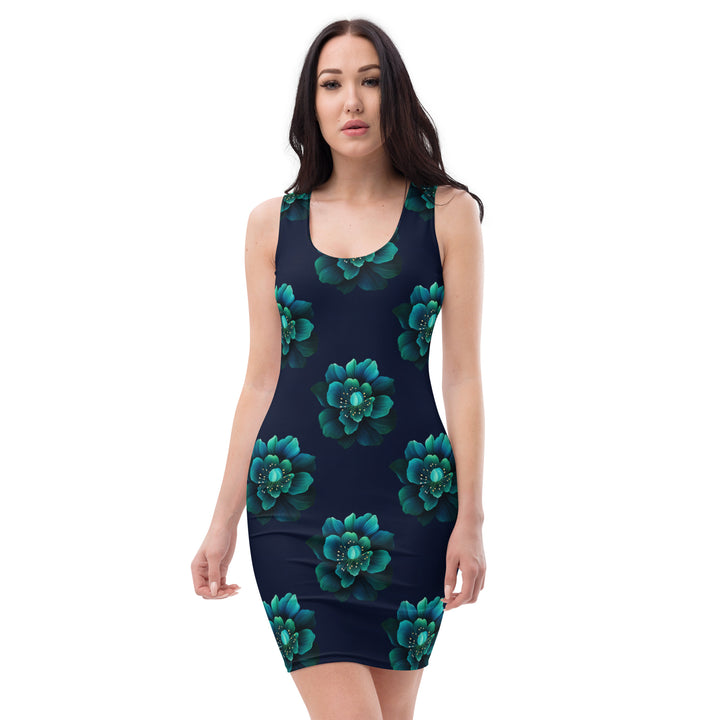 [Floral Bloom] Neon Flora Short Dress Dress The Hyper Culture