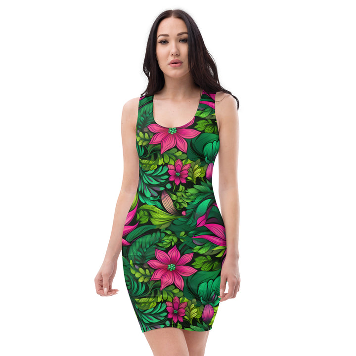 [Floral Bloom] Wild Flora Short Dress Dress The Hyper Culture