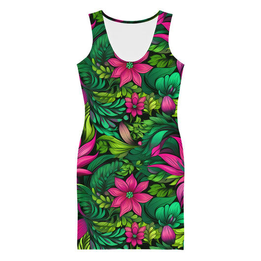 [Floral Bloom] Wild Flora Short Dress Dress The Hyper Culture