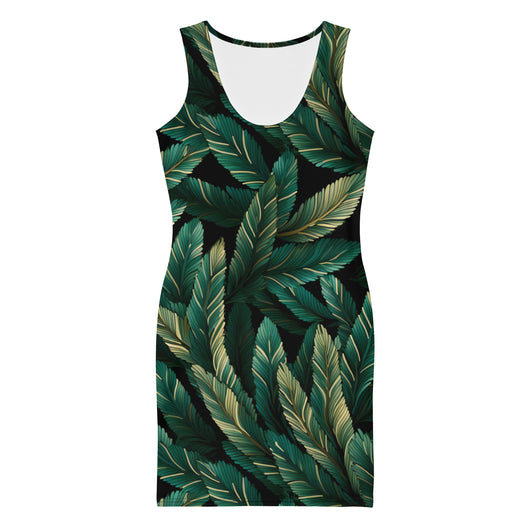 [Floral Bloom] Forest Greenie Short Dress Dress The Hyper Culture