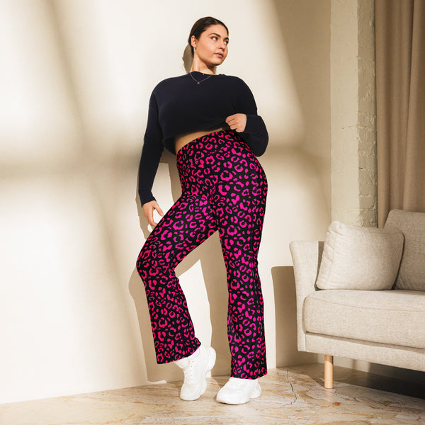 [Wild Side] Pink Panther Flare Leggings
