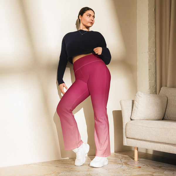 [THC Basics] Peachy Crimson Flare Leggings