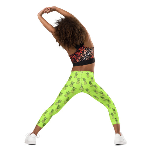 [Fruitilicious] Greenanas Kid's Leggings Kids Leggings The Hyper Culture