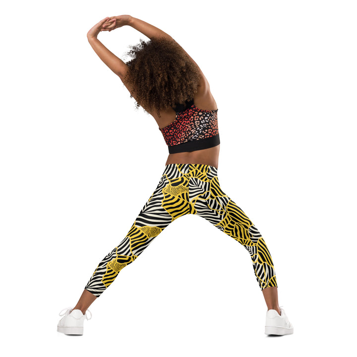 [Wild Side] Zebralicious Kid's Leggings Kids Leggings The Hyper Culture