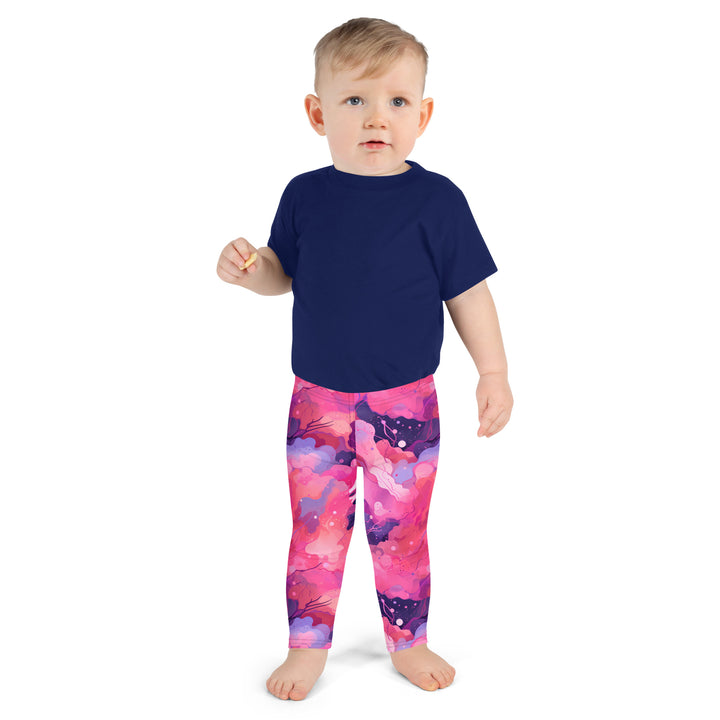 [Luxe Chic] Blush Galactic Kid's Leggings Kids Leggings The Hyper Culture