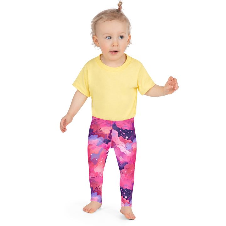 [Luxe Chic] Blush Galactic Kid's Leggings Kids Leggings The Hyper Culture