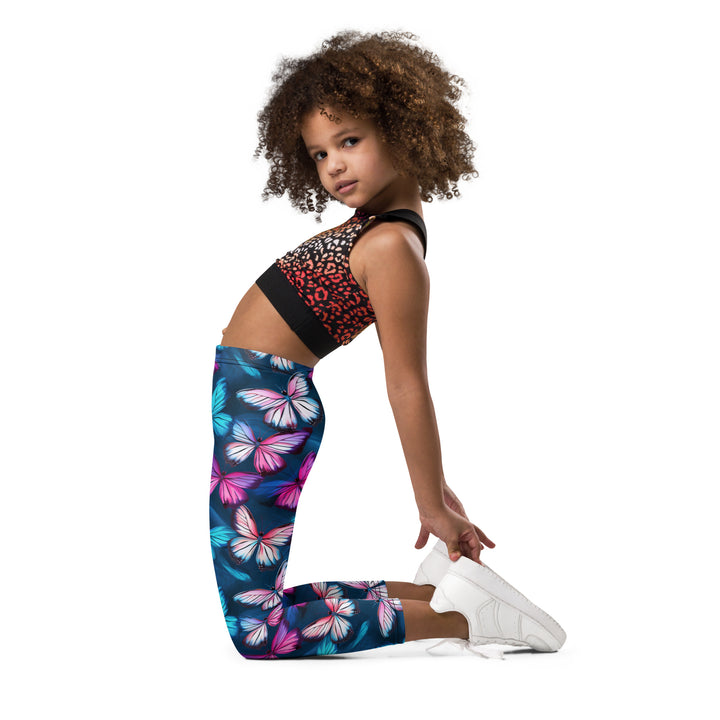 [Wild Side] Butterfly Effect Kid's Leggings Kids Leggings The Hyper Culture