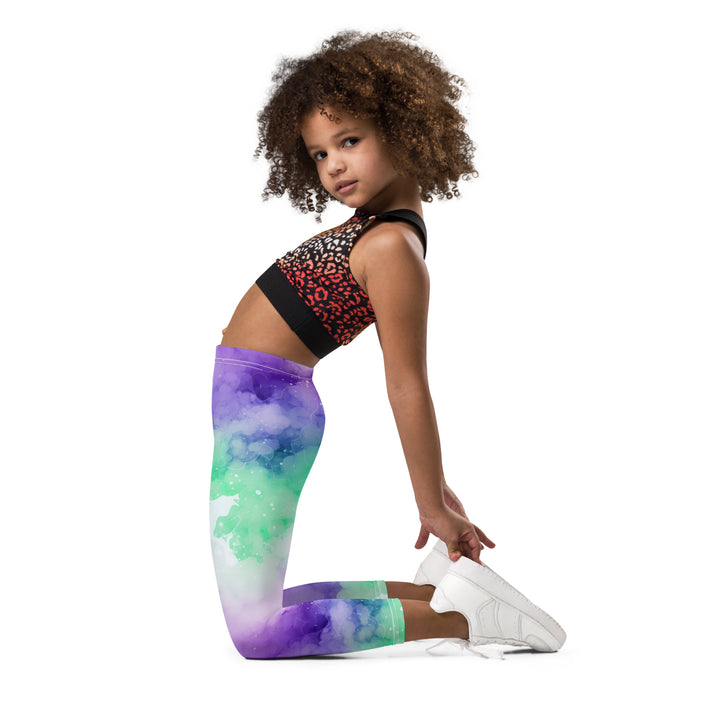 [Luxe Chic] Inky Spill Kid's Leggings Kids Leggings The Hyper Culture