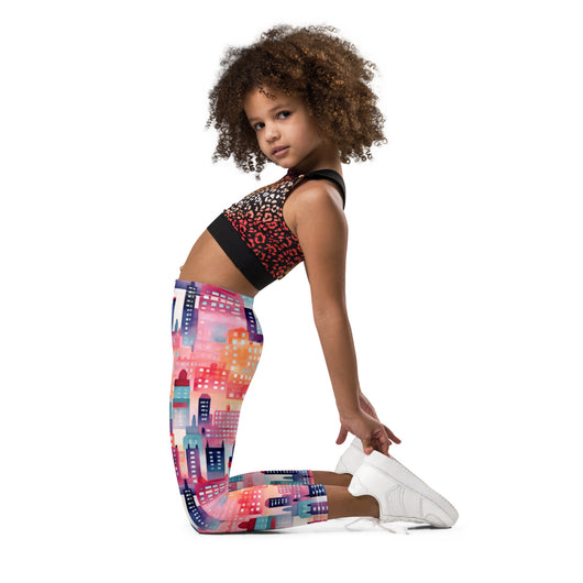 [Odyssey Chic] Talkin Cities Kid's Leggings Kids Leggings The Hyper Culture