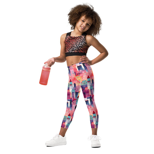 [Odyssey Chic] Talkin Cities Kid's Leggings Kids Leggings The Hyper Culture