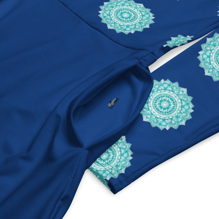 [Gypsy Soul] Blue Chakra Long Sleeve Midi Dress Dress The Hyper Culture